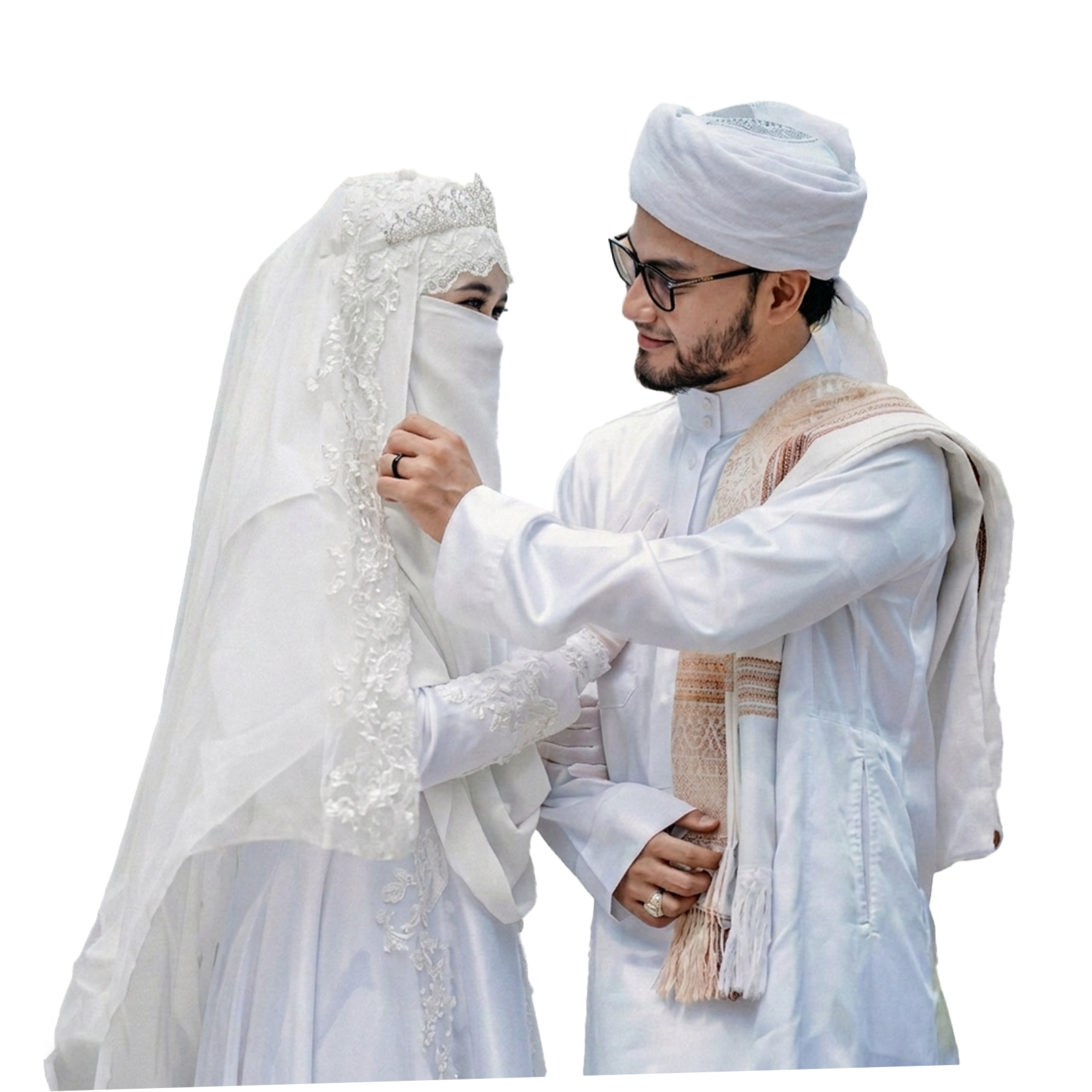 Happy Muslim Couple